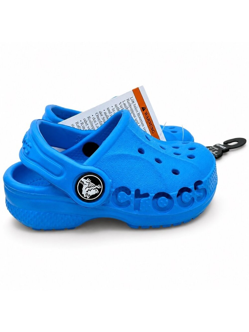 Crocs Baya Toddler Clogs Ocean Blue Kids Slip On Shoes Size C4 New